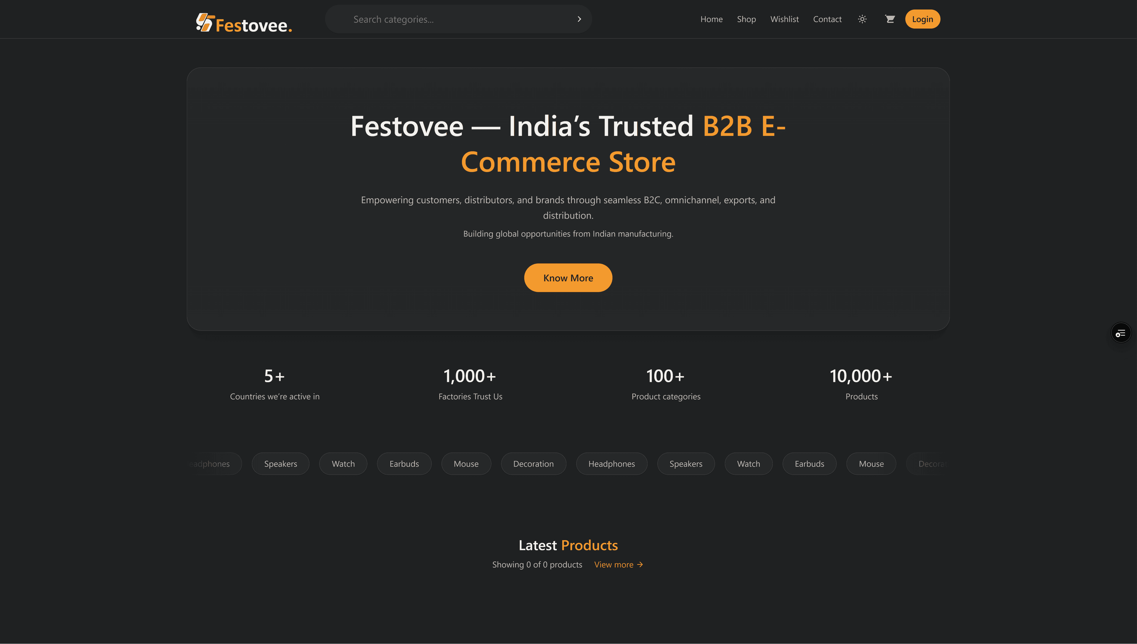 Festovee (B2B Platform)